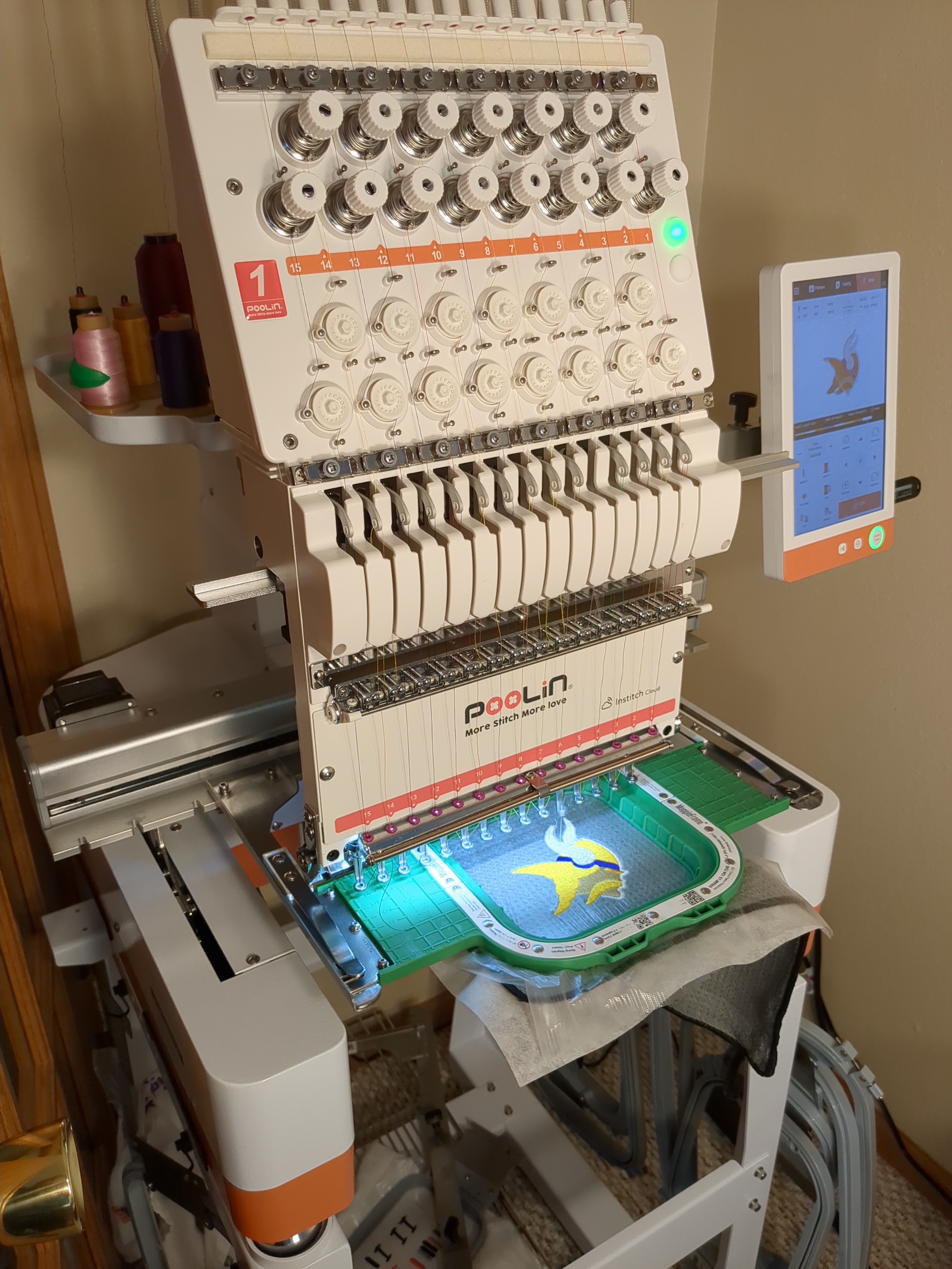Customix embroidery machine